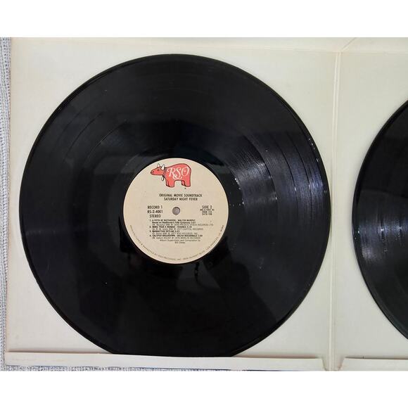 Saturday Night Fever Soundtrack 2xLP Vinyl Album Bee Gees 1977 - Picture 4 of 7